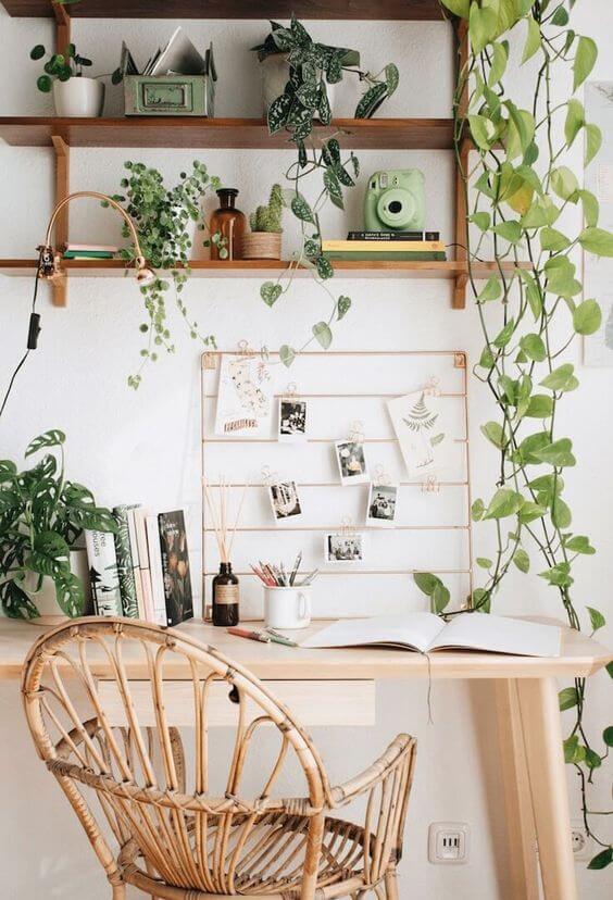 bohemian home office