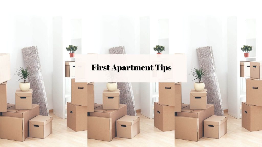 first apartment tips