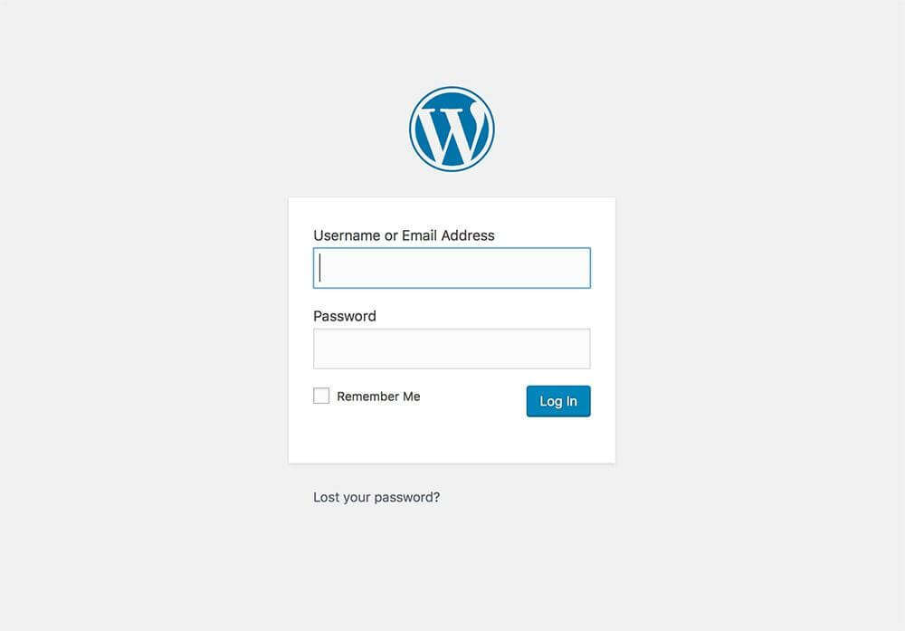 how to login wordpress