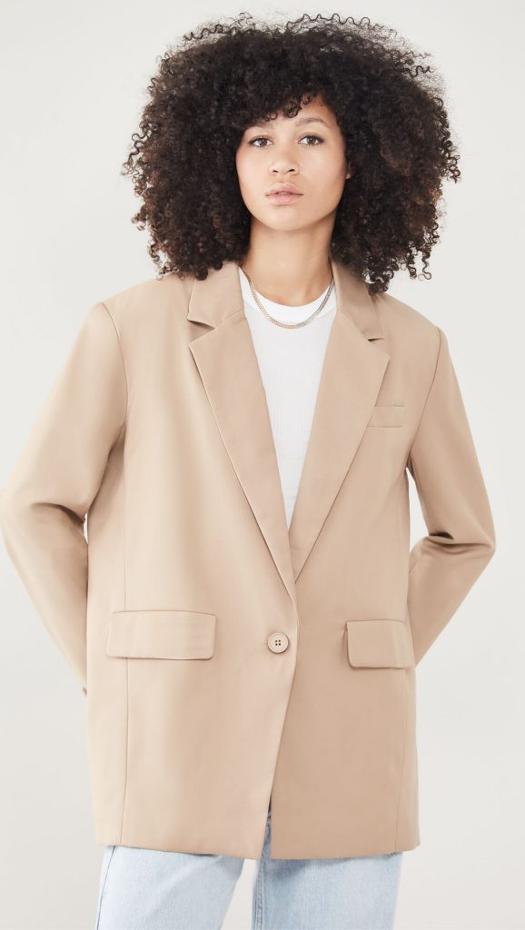 beige blazer outfit ideas