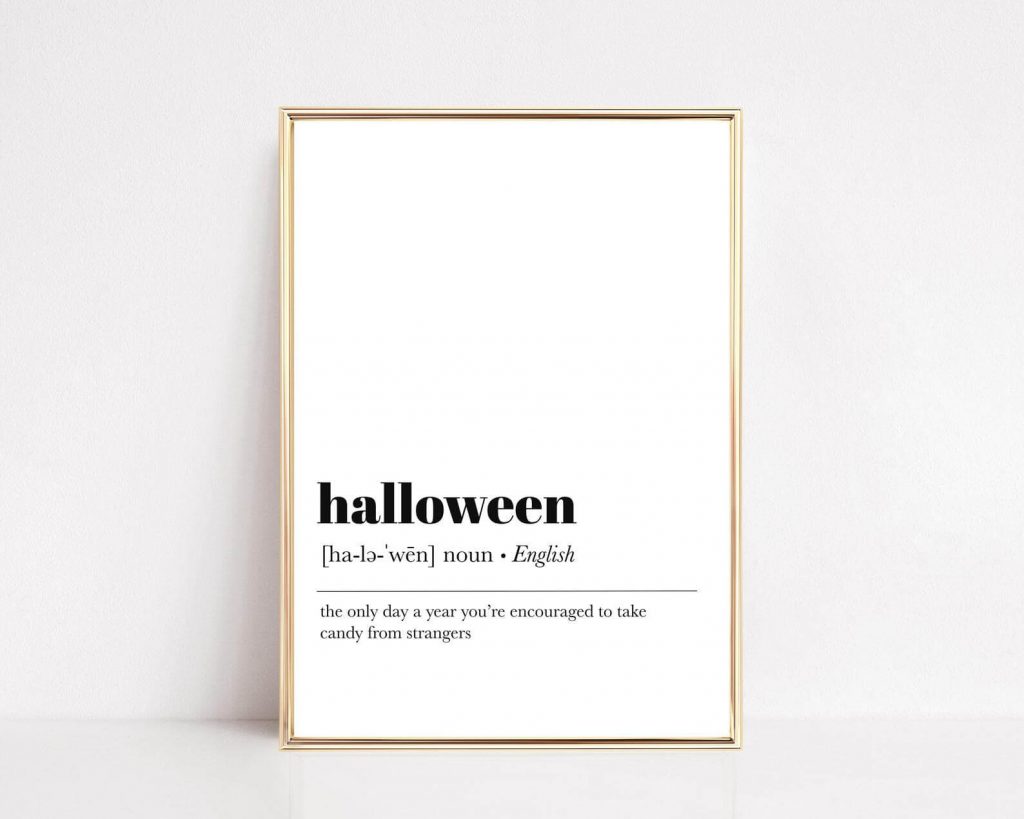 printable halloween wall art