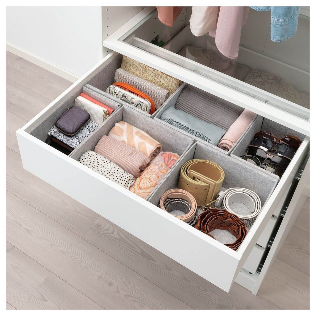 how to organize accessories in drawer