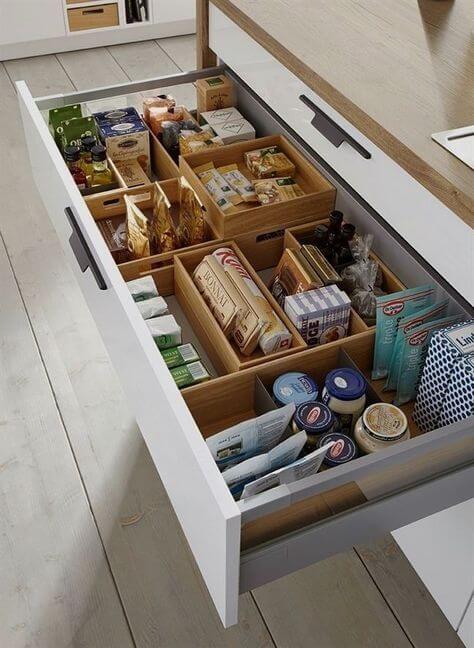 pantry organization system for drawers