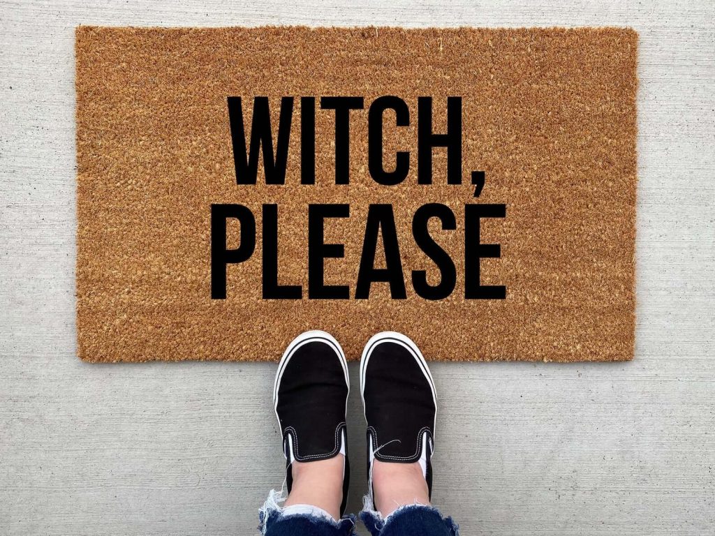 witch doormat