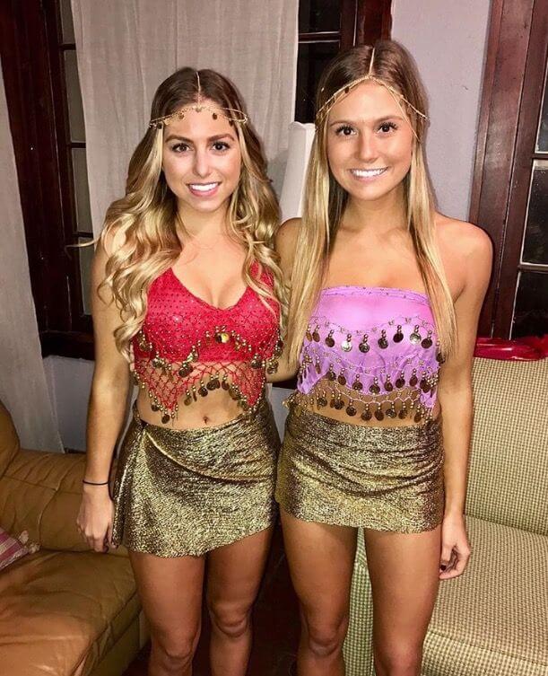 college girl duo costumes