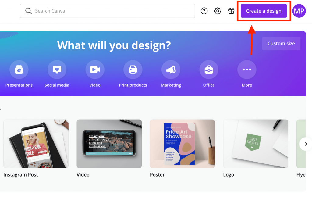 canva vision board