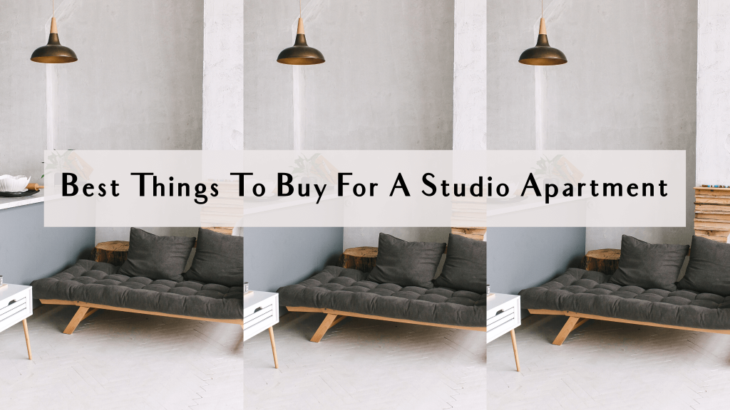 things to buy for a studio apartment